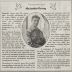 Alex Danny Obituary in Vernon Moriing Star