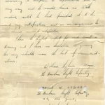 Page 2of letter from dad;s British Army commander